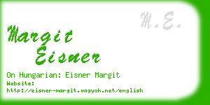 margit eisner business card